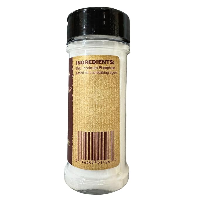 Amish Country Popcorn | 2-5.5 Ounce Bottles | Fine White Popcorn Salt | Old Fashioned, Non-GMO (2-5.5 Ounce Bottles)