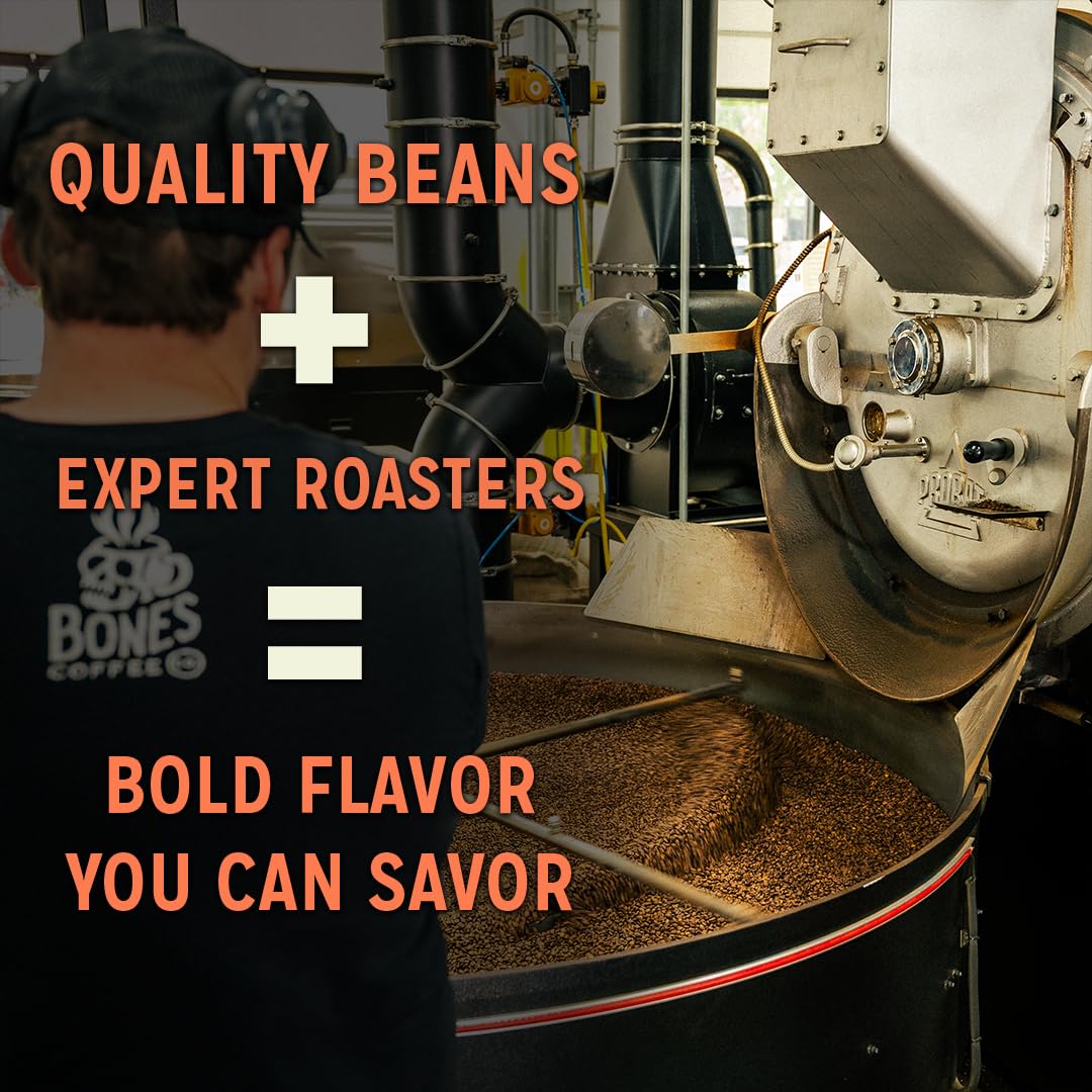Bones Coffee Company Star Wars Dark Side Chocolate Truffle Flavored Coffee, Medium Roast Low Acid Arabica Beans Compatible with Auto drip and French Press Coffee Maker, 12 Oz Whole Bean