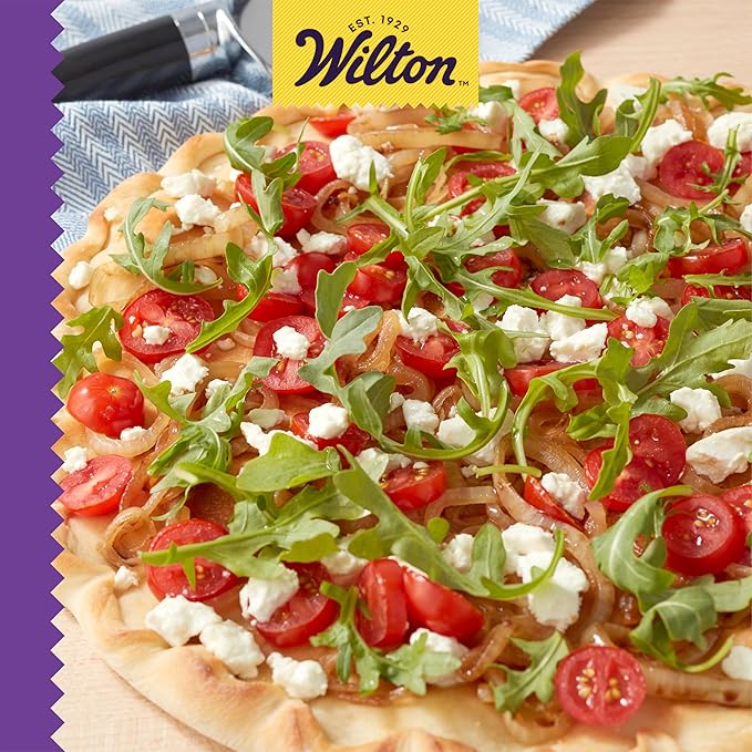 Wilton Perfect Results Premium Non-Stick Pizza Pan, Non-Stick Bakeware, Steel, 14-Inch.