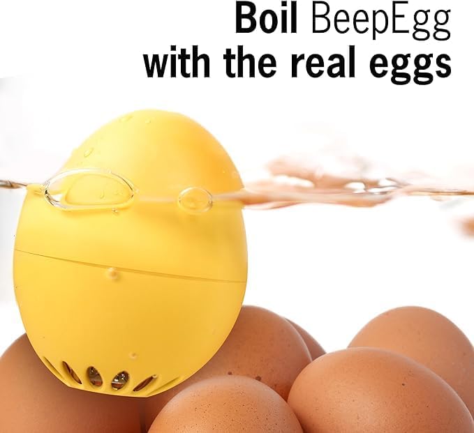 Pirate Beepegg – Egg Timer for Boiling Eggs – Musical Egg Cooker for Soft, Medium, Hard Boiled Eggs – Food Safe – Singing Floating Egg Timer – Egg Cooker for 3 Levels of Doneness - Brainstream