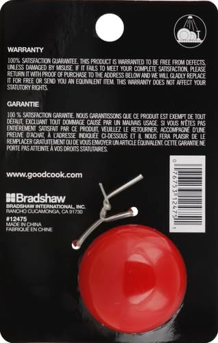 GoodCook Everyday Coffee Scoop, 2-Tablespoon Coffee Measuring Spoon with Extendable Handle, Red