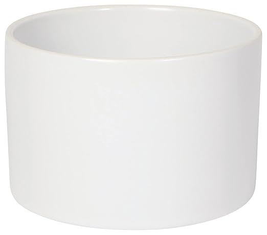 Now Designs French-Style Stoneware Butter Crock for The Counter, Matte White