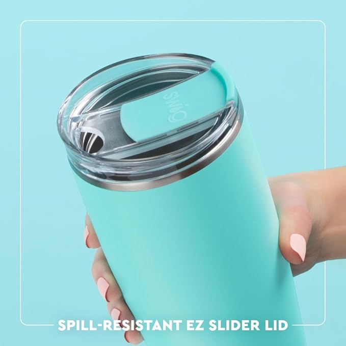 Swig Life 22oz Insulated Tumbler, Travel Coffee Tumbler with Lid, Cup Holder Friendly Travel Coffee Mug, Stainless Steel, 22 oz Tumblers, Reusable Insulated Mug with Lid (Saltwater Camo)