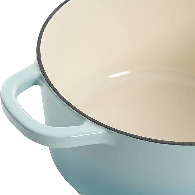 Crock-Pot Artisan Round Enameled Cast Iron Dutch Oven, 7-Quart, Blush Pink