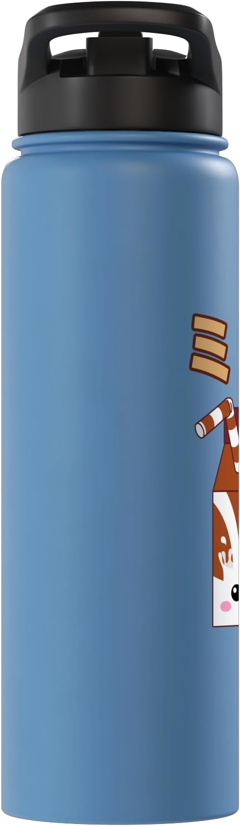 Cute Kawaii Chocolate Milk Japanese Anime Otaku Milkshake Stainless Steel Insulated Water Bottle