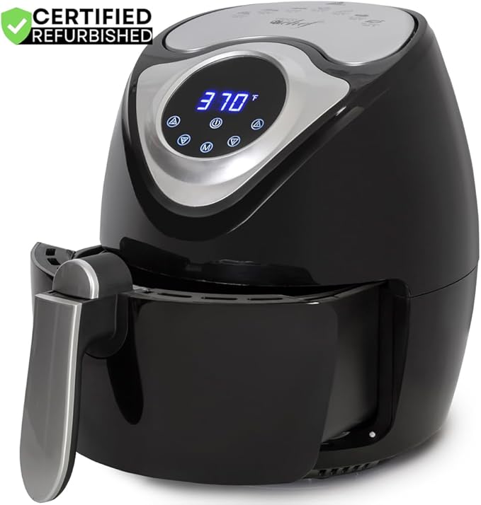 Deco Chef DAIRFR 3.7QT Electric Oil-Free Digital Air Fryer for Healthy Frying (Renewed)