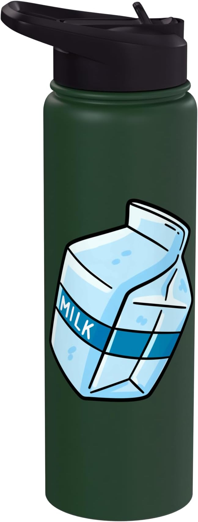 Milk Carton Dairy Lover Stainless Steel Insulated Water Bottle