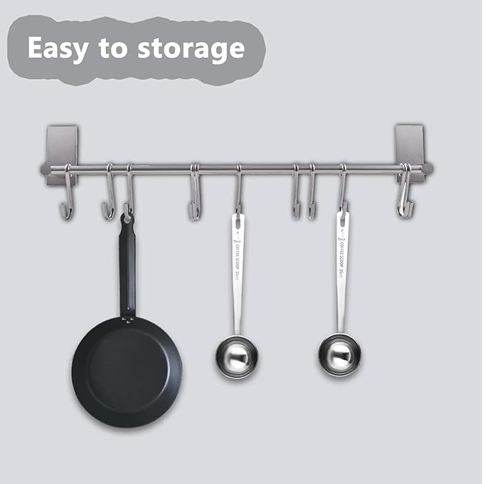2 Pcs Coffee Scoop 18/8 Stainless Steel Measuring Coffee Spoon Set 1 Tablespoon (15ML) & 2 Tablespoon (30ML) Long Handle Spoons Metal Tablespoon for Coffee Tea Milk Powder Coffee Beans Sugar Flour