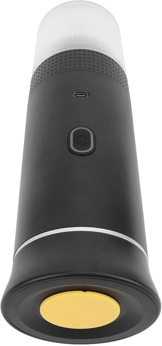 Asixxsix Portable Maker, Rechargeable 2500mAh Battery One Button Operation Travel Coffee Maker, Camping with Rich Flavor Extraction for Travel Office Household (Black)