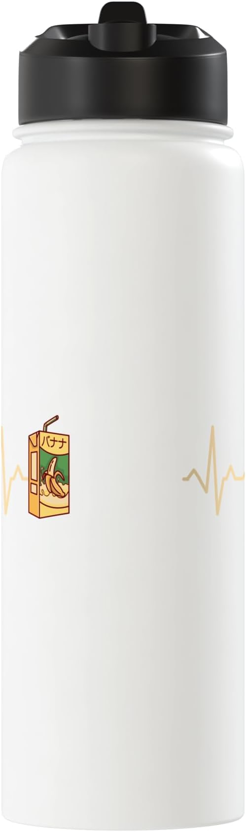 Heartbeat Banana Milk Carton Stainless Steel Insulated Water Bottle