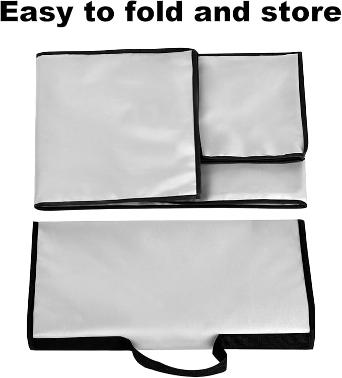 Dust Cover for Plus Espresso Machine BES500BSS Stainless Steel Dust Covers for De'Longhi Stilosa Manual Espresso Machine EC260BK Heavy Duty Waterproof Protective Cover Case (Silver)