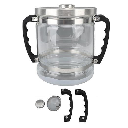 6L Glass jar for Home Beauty Water Distiller, Replacement Glass Collection Bottle Distiller Water Container, Water Purifier Filter for Home Countertop