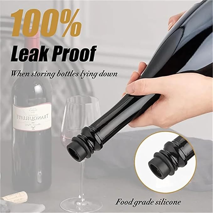 Wine Stopper 50 PCS Wine Stoppers For Saver Vacuum Pump Preserver Grade Rubber Stopper