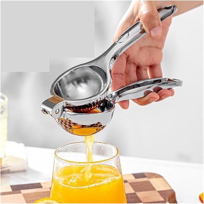 Stainless Steel Manual Juicer Processor Lemon Squeezer Orange Fruit Household Clip Pressing Kitchen Accessories(5PCS)