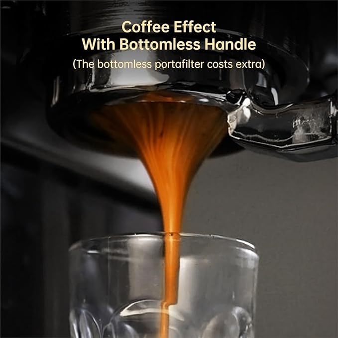 Semi-auto Stainless Steel Household Coffee Machine 19 Capsules Superfine Capsule Powder Coffee Machine Cappuccino and Espresso H11 (Color : H11 Jug Mat Tamper, Size : CHINA_UK)