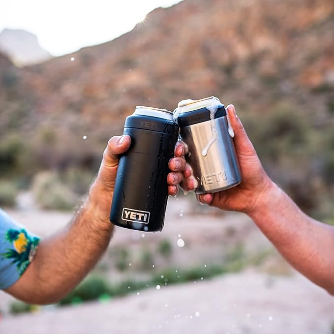 YETI Rambler 12 oz. Colster Can Insulator for Standard Size Cans, Offshore Blue