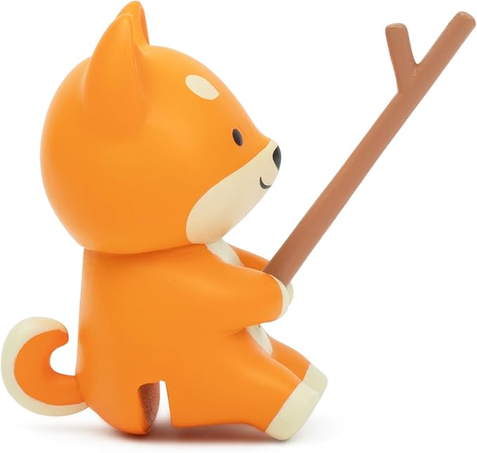 Tea Mates - 1pc Cute Fishing Dog - Tea Bag Holder and String Rest - Tea Accessory for Cup and Mug - Unique Funny Novelty Toy Gift Idea - Animal Figurine Drink Marker