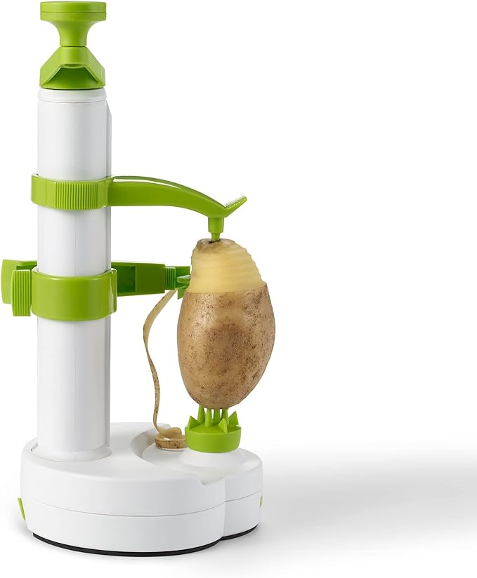 Starfrit Rotato Manual Peeler - Include 4 Spare Blades and Thumb Knife - Peel in Seconds with one Easy Motion Potatoes, Apples and Citrus