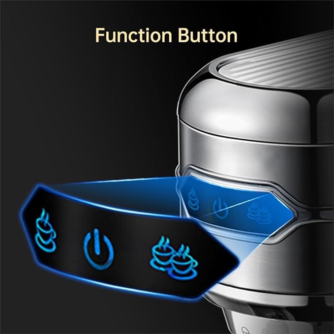 Semi-auto Stainless Steel Household Coffee Machine 19 Capsules Superfine Capsule Powder Coffee Machine Cappuccino and Espresso H11 (Color : H11 Jug Mat Tamper, Size : CHINA_EU)