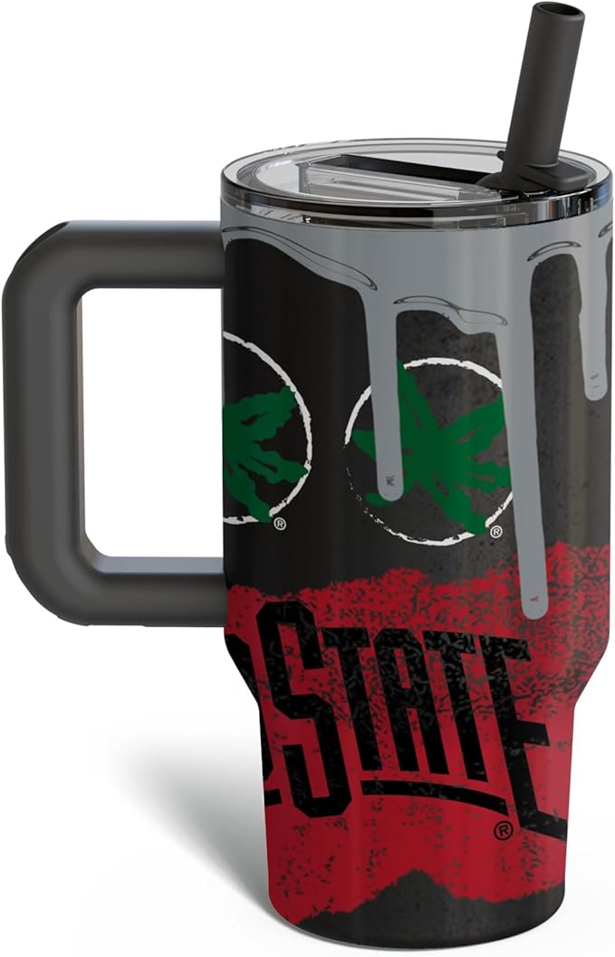 Thicc Buddy - 16 oz Stainless Steel Vacuum Insulated Tumbler with Lid and Straw for Water - Travel Mug Cupholder Friendly - Gifts for Women Men Him Her