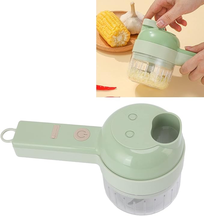 Electric Garlic Chopper, 200ml Mini Portable Veggie Chopper Onion