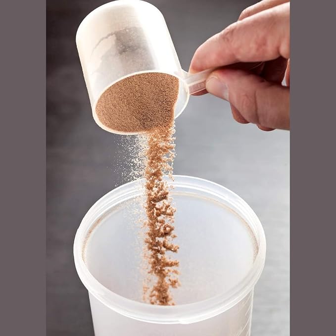 Plastic Measuring Scoop, (25 cc | 5 tsp | 1.67 Tablespoon | 25 mL) Long Handle Spoons for Powders, Granules, Coffee, Pet Food, Baking Supplies, Protein and Other Dry Goods, BPA Free (Set of 10)