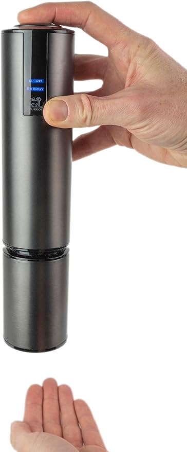 Peugeot Elis Touch Rechargeable Electric Corkscrew With Foil Cutter, Carbone