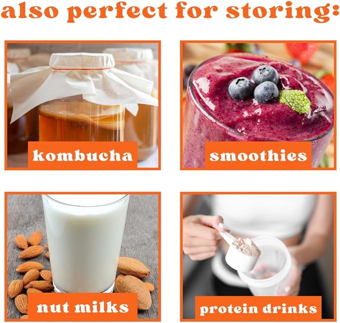 Half Gallon Milk Jugs with Tamper Evident Caps – Use Half Gallon Milk Carton as Juice Jug or 64oz Plastic Bottle