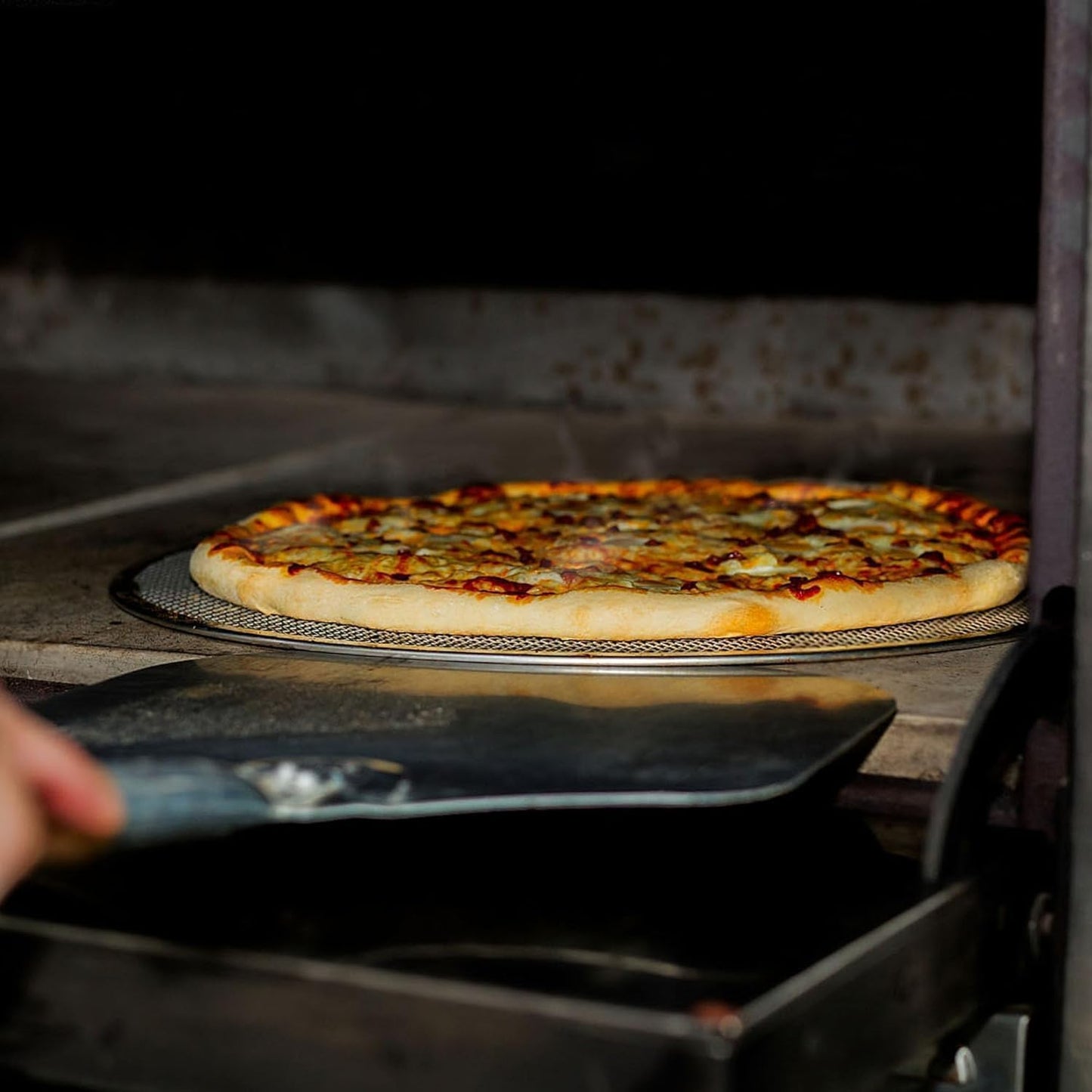12-inch Aluminum Pizza Screen | Commercial Grade Pizza/Baking Screen for Oven | Pizza Baking Tray for Home And Restaurant | Round, Aluminum, 12-inch [1PK]