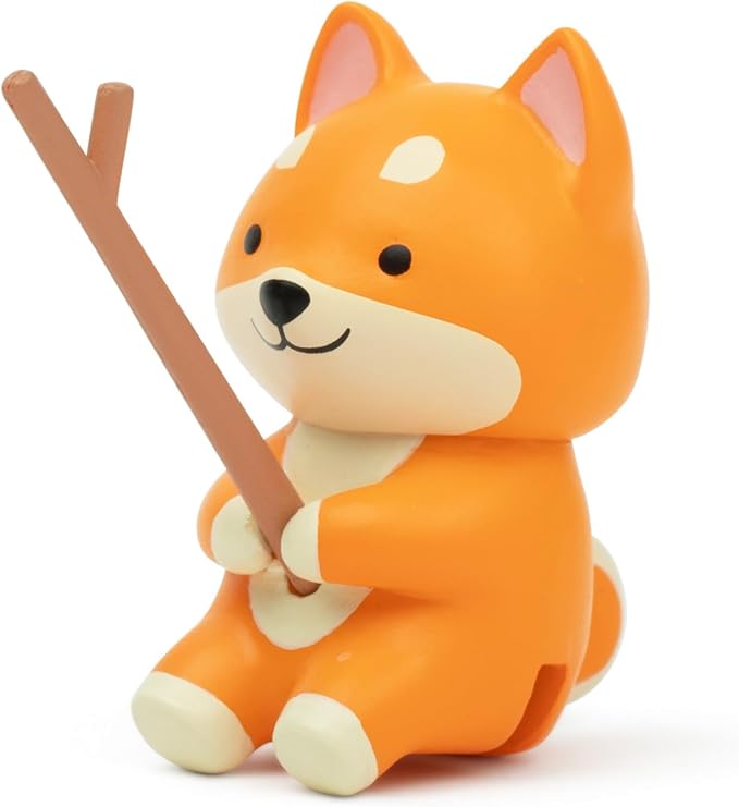 Tea Mates - 1pc Cute Fishing Dog - Tea Bag Holder and String Rest - Tea Accessory for Cup and Mug - Unique Funny Novelty Toy Gift Idea - Animal Figurine Drink Marker