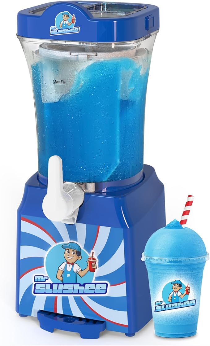 Slushie Machine for home, New and Improved Countertop Slushy Maker for Kitchen, 34 fl oz, Ice Cold Frozen Slush Drink, Slushy Cup, Turns Your Favorite Sodas into Slushies.