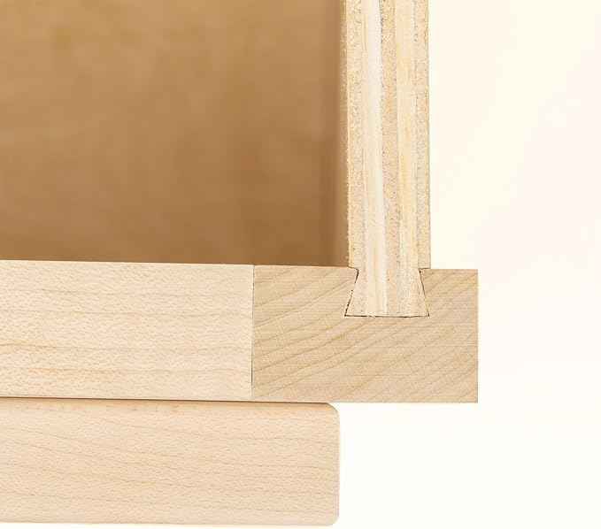 Quicklock RTA (Ready-to-Assemble) 42" Tall Wall Kitchen Cabinets - Shaker Style | 100% Hardwood | Made in America | Soft Close Hardware (Raw Maple, 12" D x 36" W x 42" H)