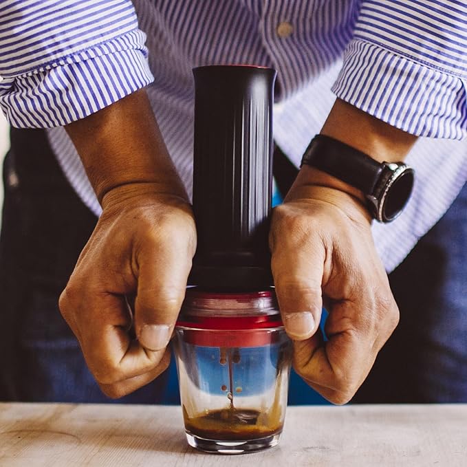 Cafflano Kompresso : Portable Espresso Coffee Maker for Camping & Travel, Coffee Press, French Press