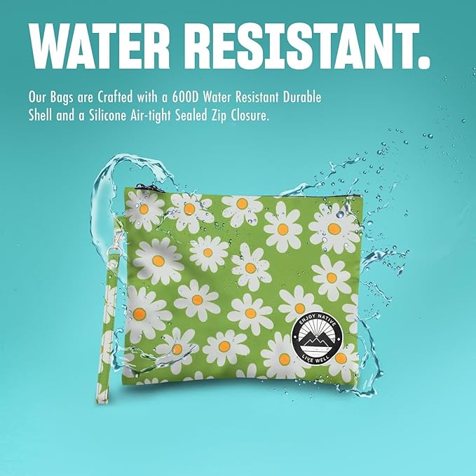 Enjoy Native Smell Proof Bag with Lock 11" x 9", Smell Proof Container, Dog Tested Odor resistant Bags, Best Zipper odor sealing pouch for Herbs, Coffee & Travel Medicine, Scent resistent Containers