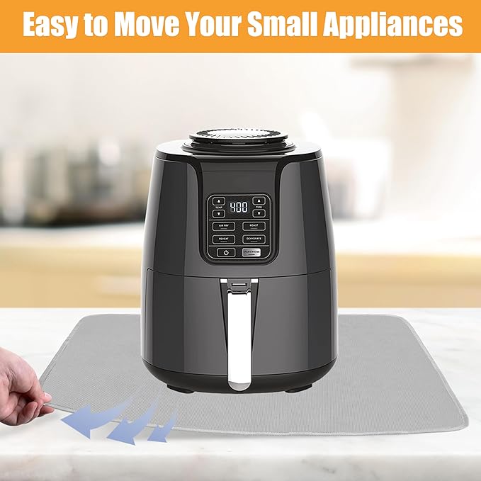 15x35in Heat Proof Mat, Long Countertop Heat Protector Hot Pads, Mat for Under Coffee Maker and Air Fryer