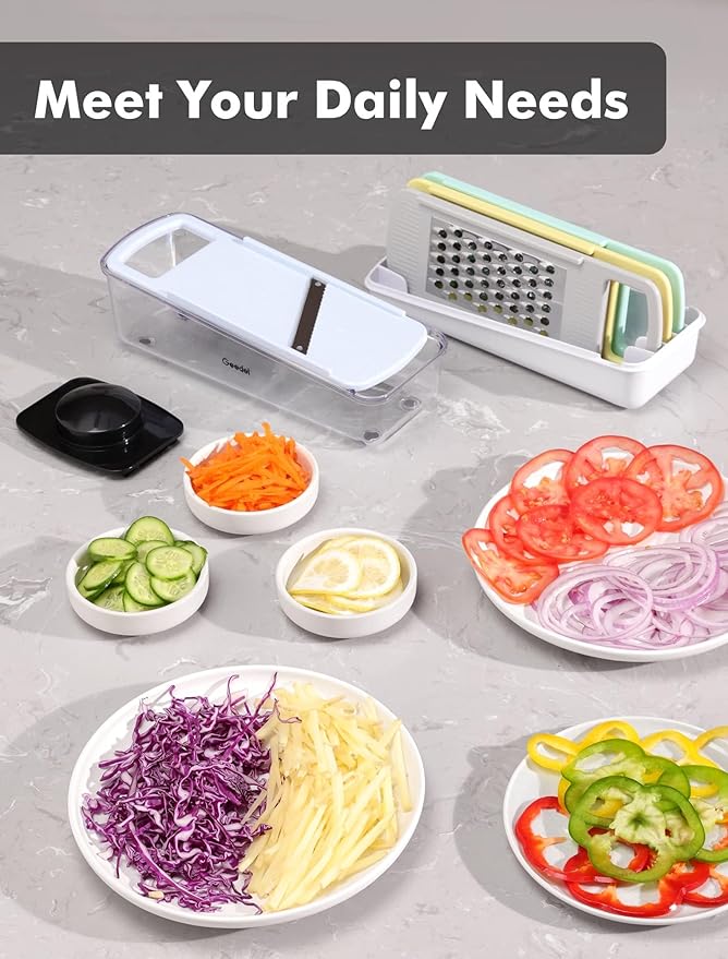 Cheese Grater and Mandoline Slicer Bundle