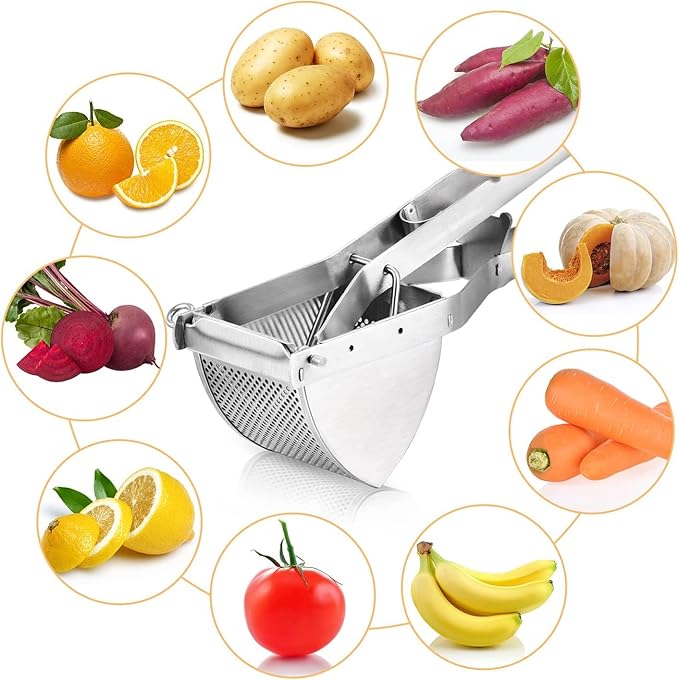Sopito Stainless Steel Potato Ricer and Egg Slicer
