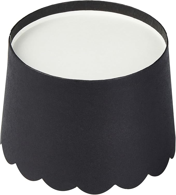Restaurantware Baking Cups 200 Pack of 10 oz Paper Cupcake Liners Greaseproof Scalloped Oven-Safe Elegant Dessert Muffin Cups Disposable for Parties