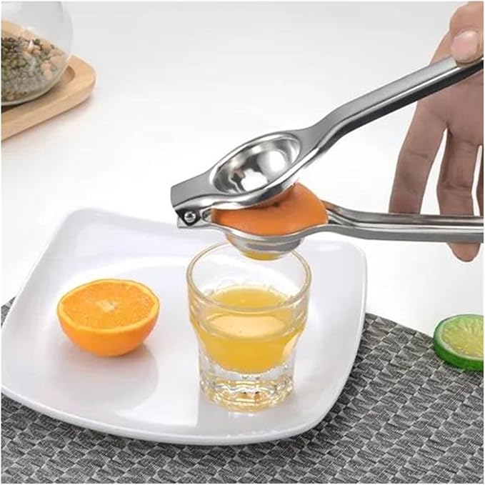 Stainless Steel Manual Juicer Processor Lemon Squeezer Orange Fruit Household Clip Pressing Kitchen Accessories(5PCS)