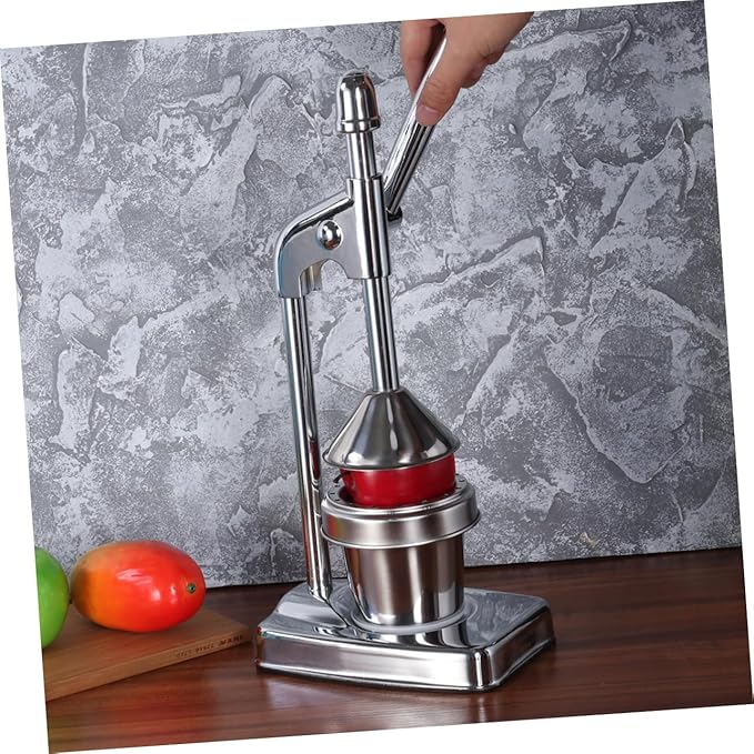 Manual Juicer Cold Press Fruit Vegetable Extractor Portable Juicer Machine Lemon Squeezer No Electricity Required for Citrus Lemon