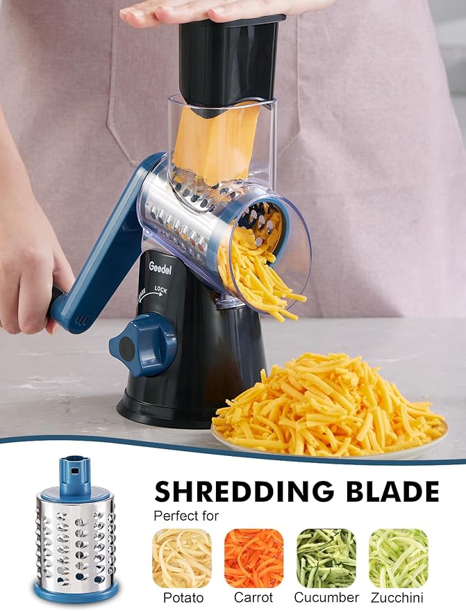 Cheese Grater and Mandoline Slicer Bundle