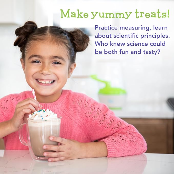 MindWare Kitchen Science Academy Wonder Whipper - Fun and Educational Cooking Set for Kids Ages 6 & Up - Crank Mixer and Kid-Friendly Kitchen Tools - Hands-On Learning Experience