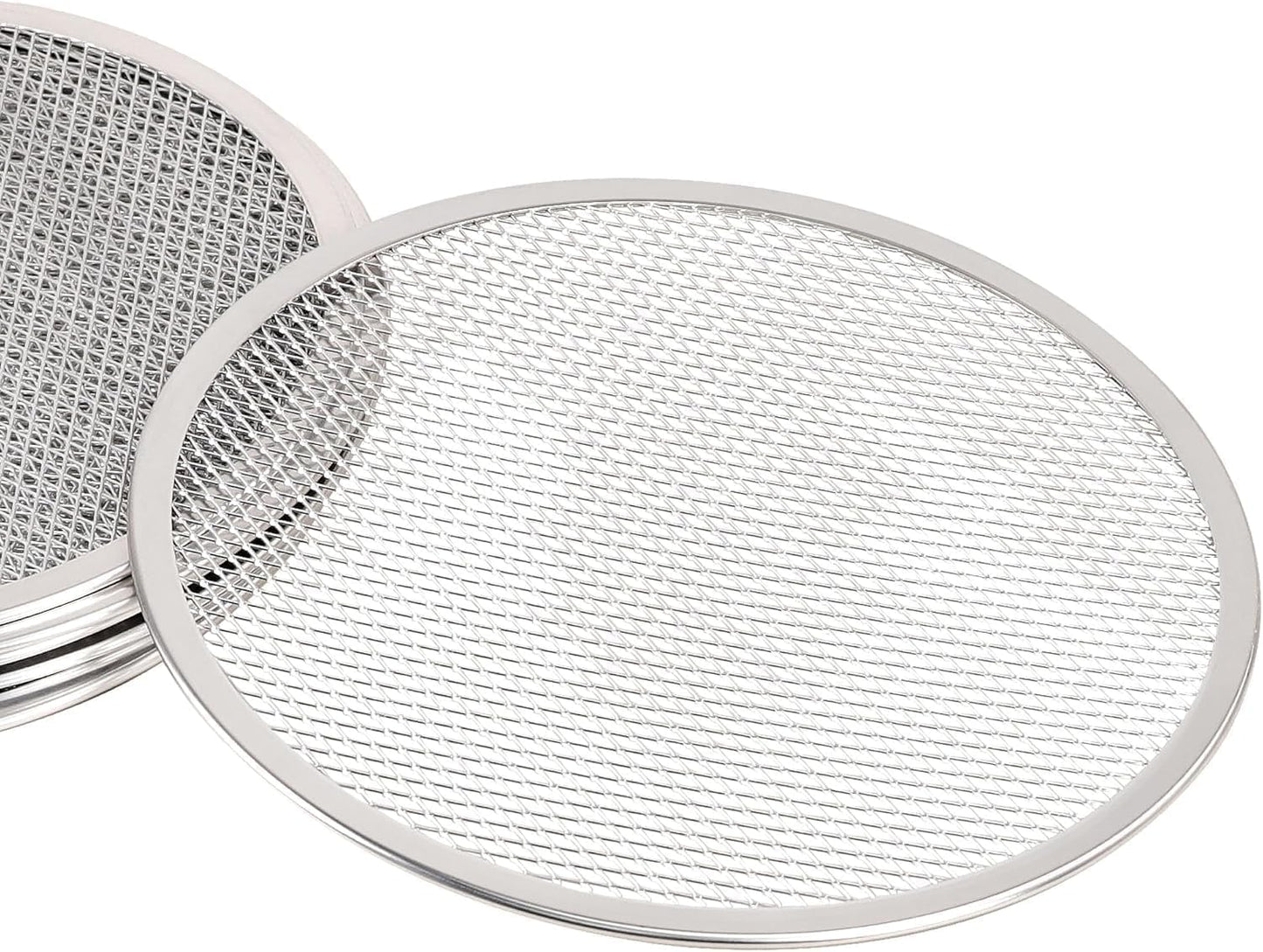 12-inch Aluminum Pizza Screen | Commercial Grade Pizza/Baking Screen for Oven | Pizza Baking Tray for Home And Restaurant | Round, Aluminum, 12-inch [1PK]