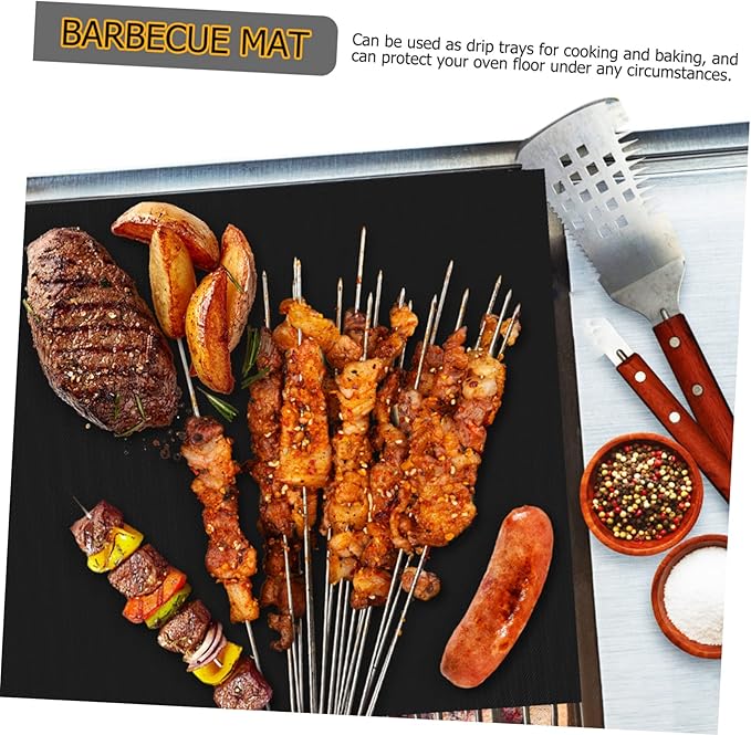 9pcs Non-stick Oven Mats High-temperature Resistant Baking Liners for Even Heating -up for Electric Gas Ovens