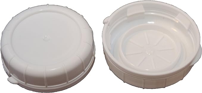 The Dairy Shoppe Glass Milk Bottle, Heavy Glass with Extra Lid, Creamery Style (2, Pint)